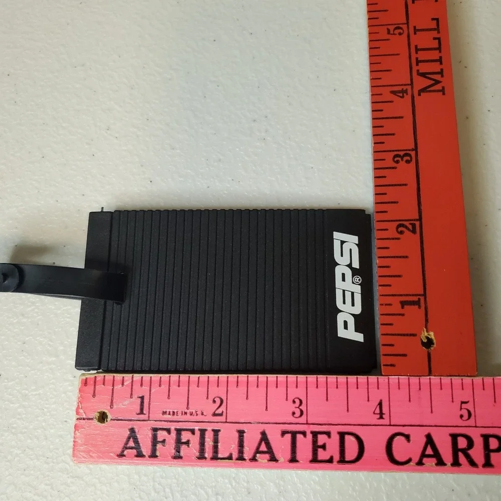 PEPSI Advertising Luggage Tag 1995 Soda Pop‎ Memorabilia